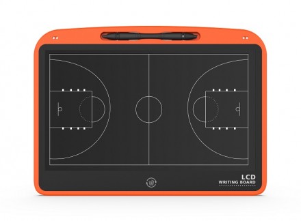 LCD Тактическая доска планшет для баскетбола ORANGE