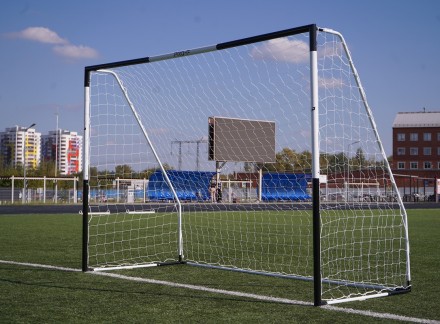 Футбольные ворота большие Goal Play PRO-F металлические с сеткой, размер 3х2 метра