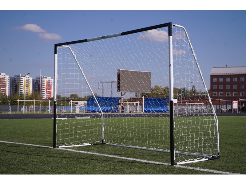 Футбольные ворота большие Goal Play PRO-F металлические с сеткой, размер 3х2 метра