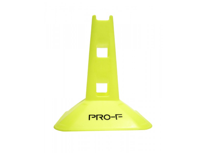 Конусы тренировочные Agility Cones PRO-F 6 штук желтый неон