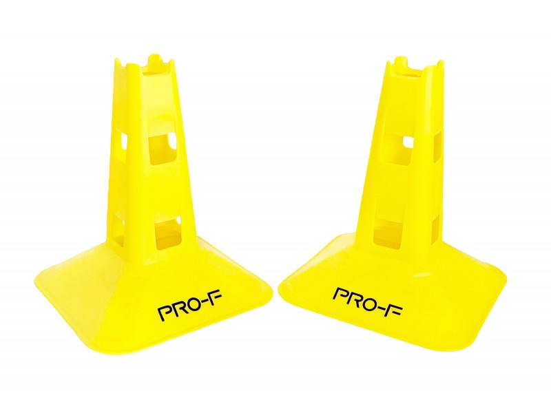 Конусы тренировочные Agility Cones PRO-F 6 штук желтый